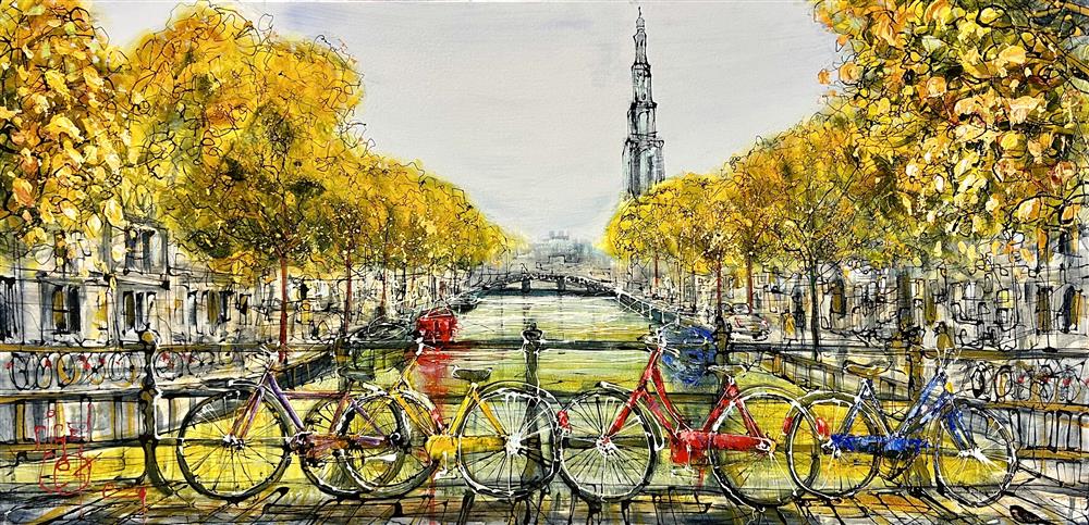 Nigel Cooke - 'Venice Of The North' - Framed Original Artwork