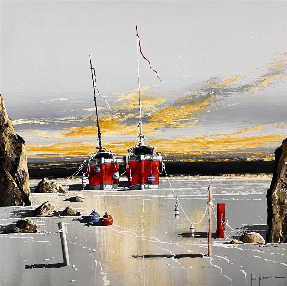 John Horsewell - 'Rest Between Tides' - Framed Original Artwork