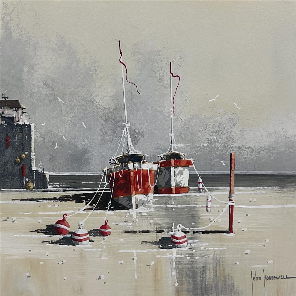 John Horsewell - 'Resting By The Breaker' - Framed Original Artwork