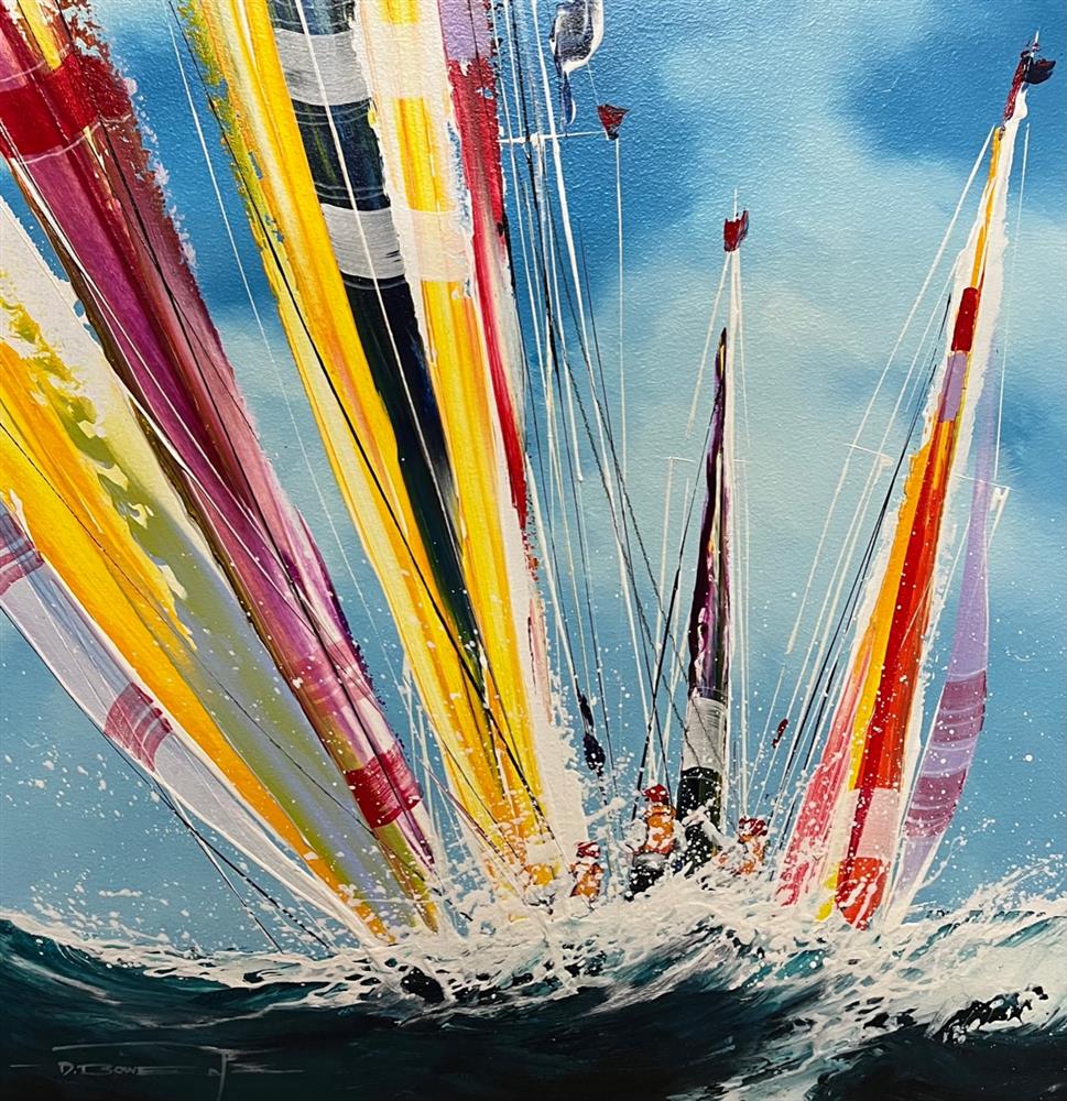 Dale Bowen - 'Ride The White Horses' - Framed Original Art