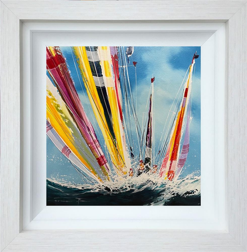 Dale Bowen - 'Ride The White Horses' - Framed Original Art