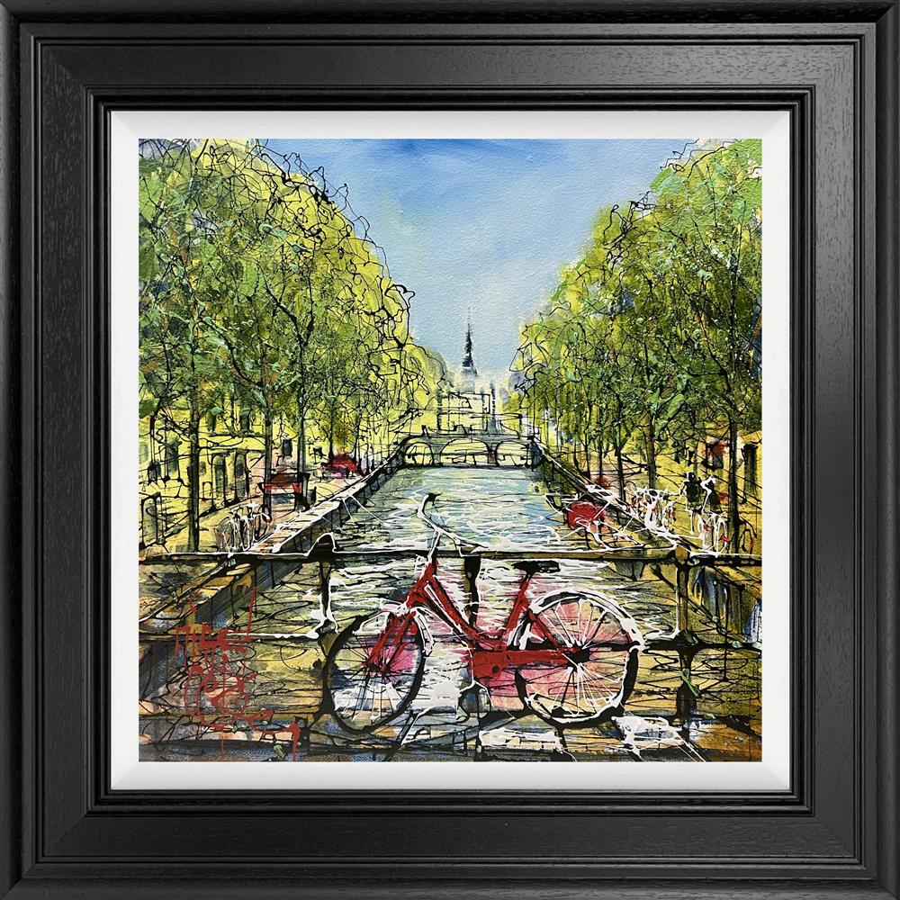 Nigel Cooke - 'Riding Over The Canals' - Framed Original Artwork