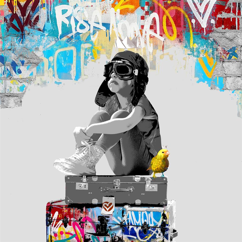 Bollee Patino - 'Rise Above' - Framed Limited Editiion