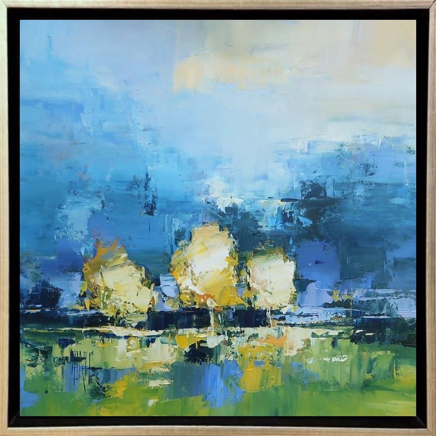 Hervé Lenouvel  'Rivage' - Framed Original Artwork