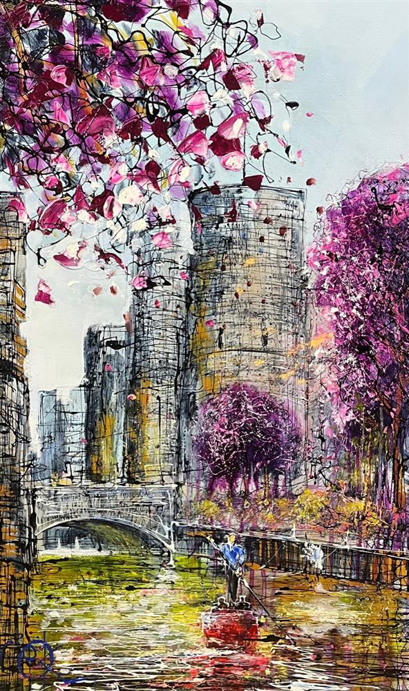 Nigel Cooke - 'River Views'  - Framed Original Artwork