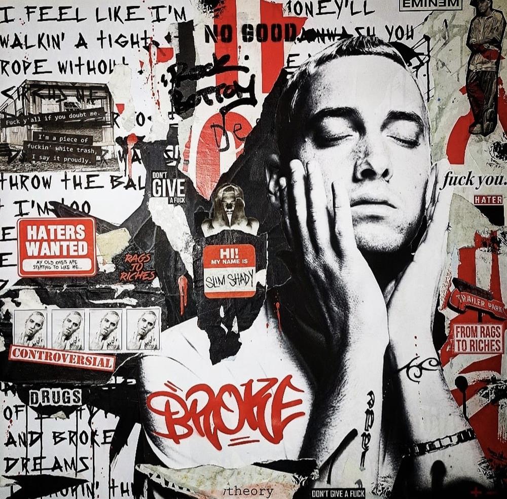 Add Subtract- 'Rock Bottom' - Framed Original Art