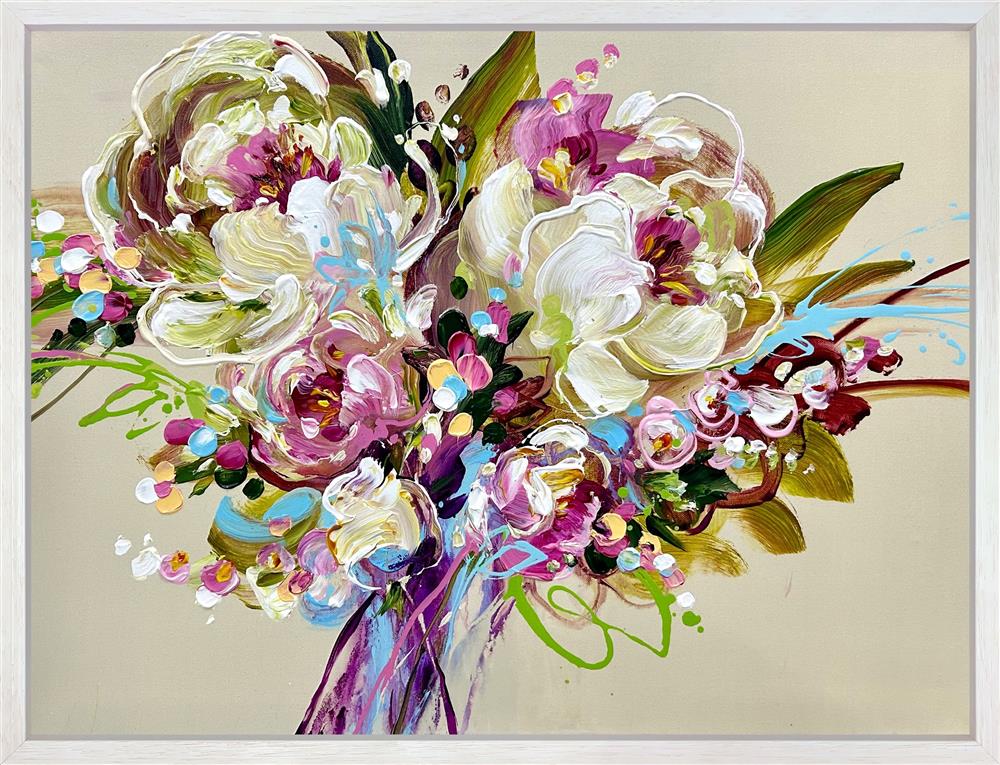 Anna Cher - 'Romance In Spring I' - Framed Original Artwork