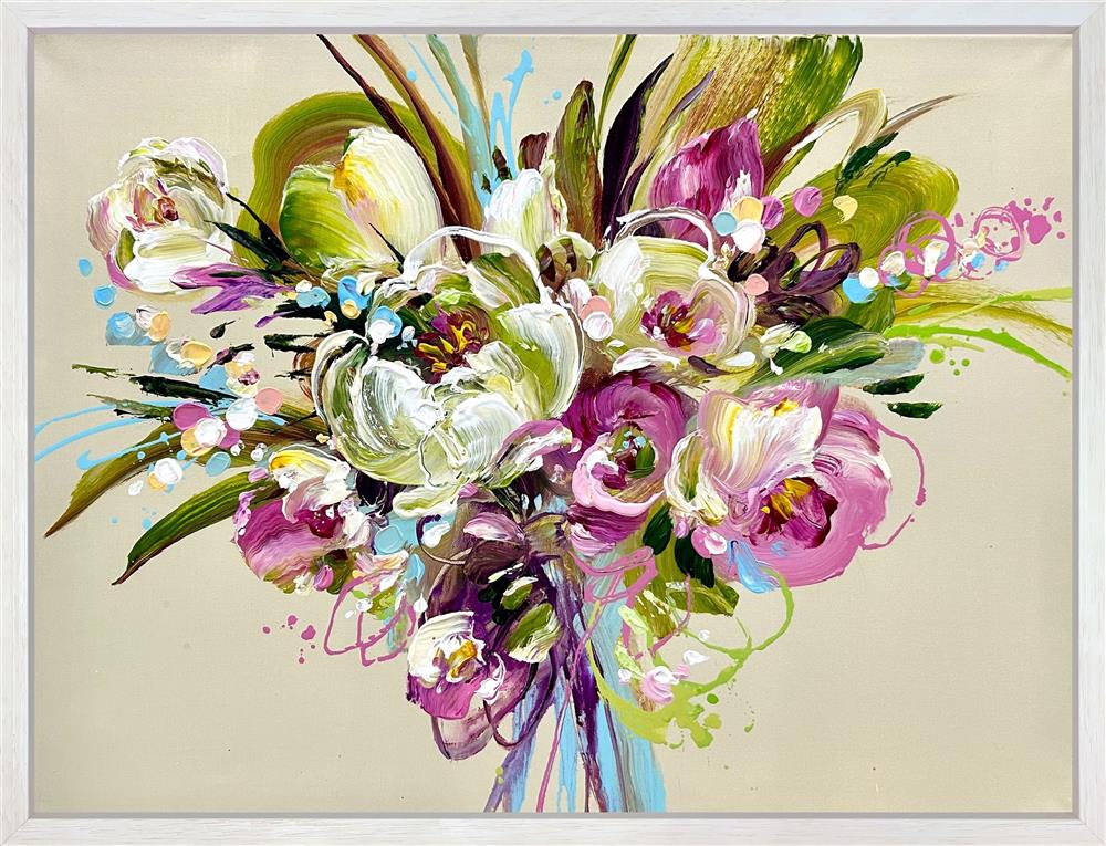 Anna Cher - 'Romance In Spring II' - Framed Original Artwork