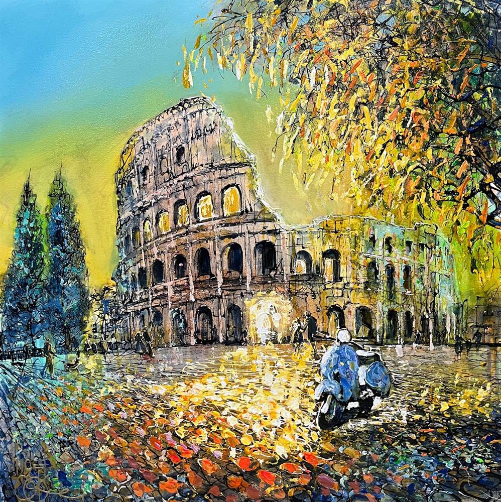 Nigel Cooke - 'Rome Reflections' - Framed Original Artwork