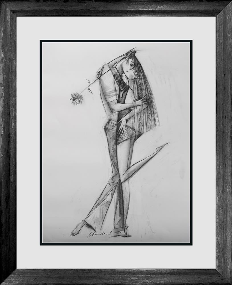 Andrei Protsouk - 'Rose Lips' - Framed Original Study