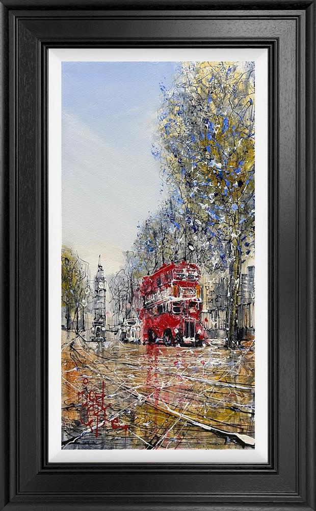 Nigel Cooke - 'Routemaster Home' - Framed Original Artwork