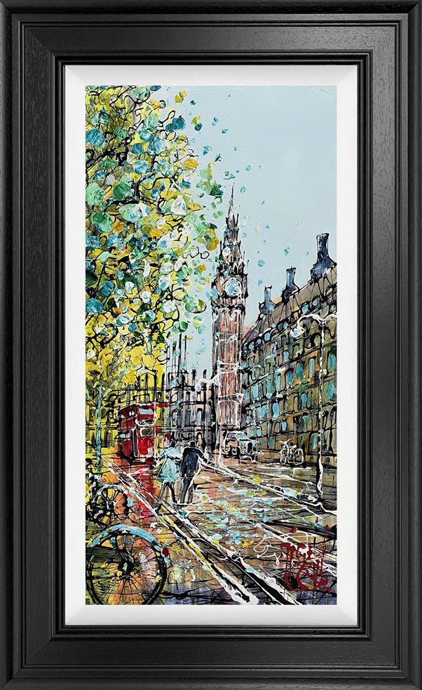 Nigel Cooke - 'Routemaster Through London' - Framed Original Artwork