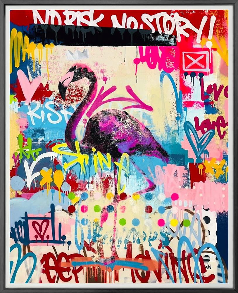 Bollee Patino - 'Royal Vibes' - Framed Original Artwork