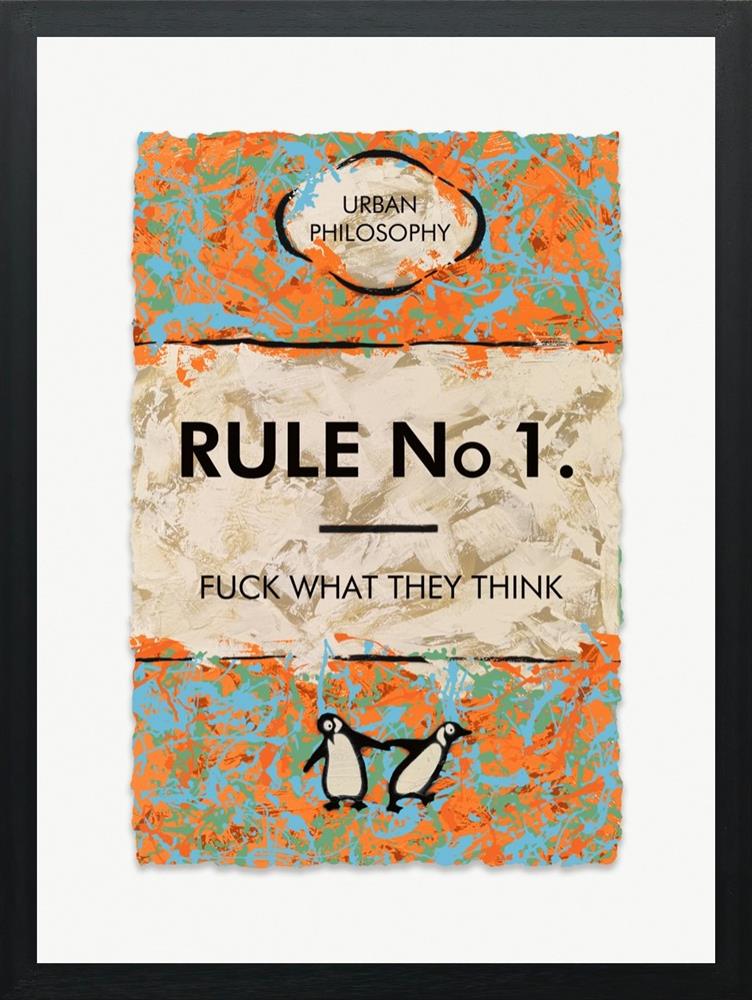Hue Folk - 'Rule No.1' - Framed Limited Edition