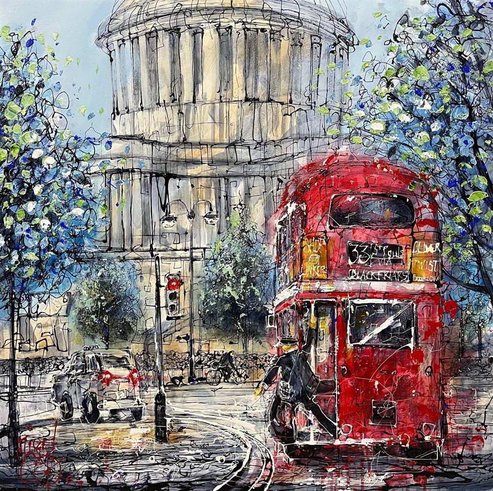 Nigel Cooke - 'Running Late' - Framed Original Artwork