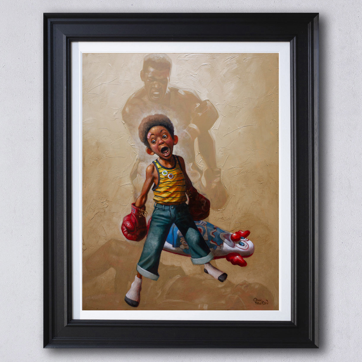 Craig Davison  - 'Sting Like A Bee'- Framed Limited Canvas Edition
