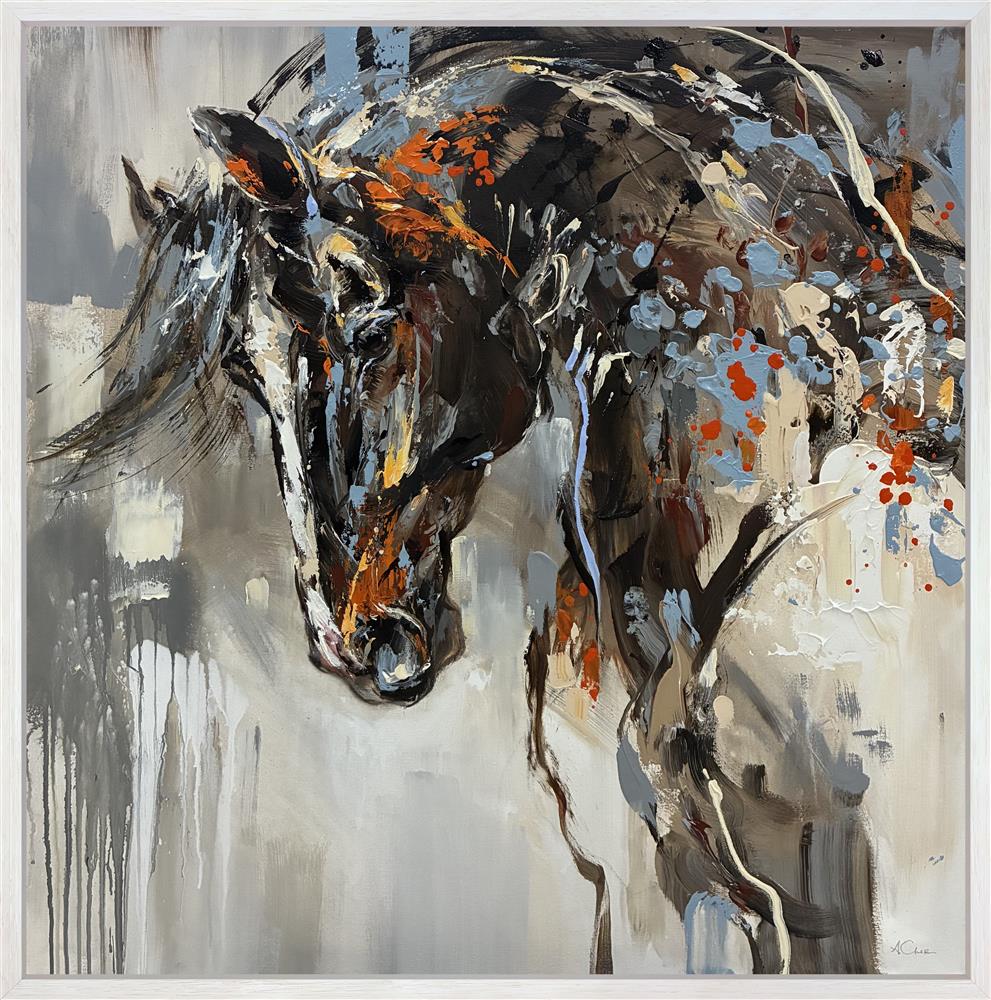 Anna Cher - 'Saffron' - Framed Original Artwork