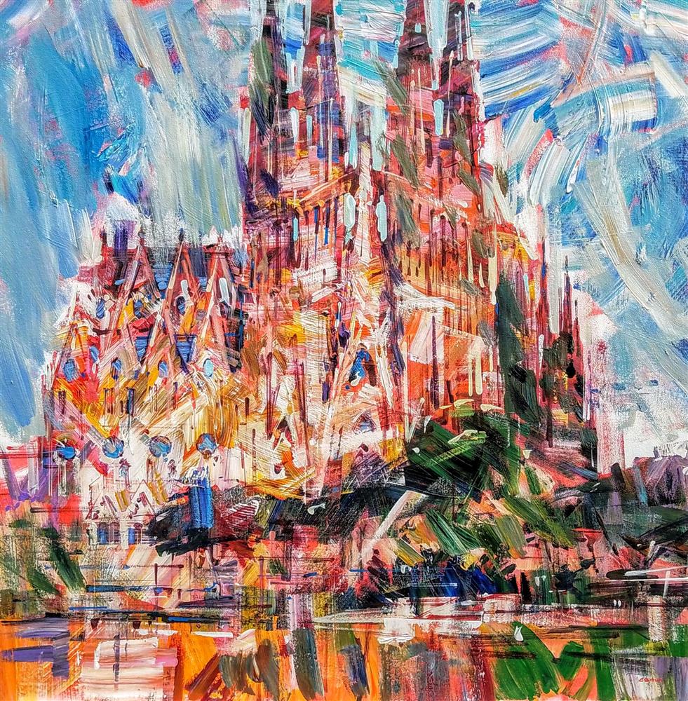 Colin Brown - 'Sagrada Familia' - Framed Original Artwork