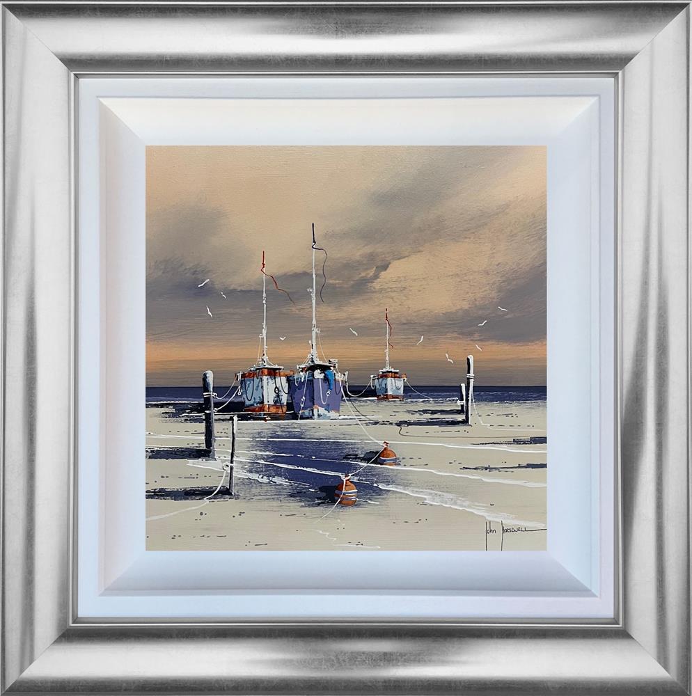 John Horsewell - 'Sails Resting' - Framed Original Artwork