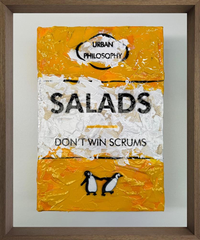 Hue Folk - 'Salads - Storybook'' - Framed Original Art