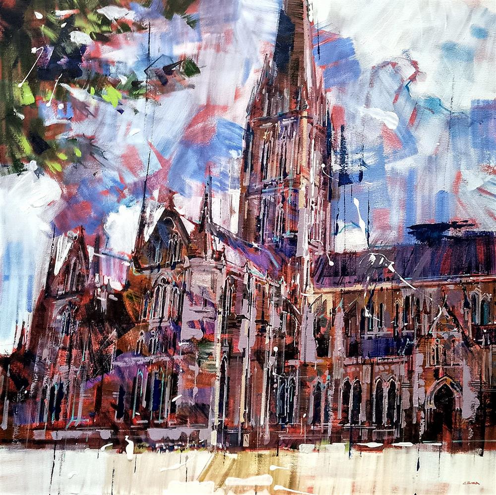 Colin Brown - 'Salisbury Spire' - Framed Original Artwork