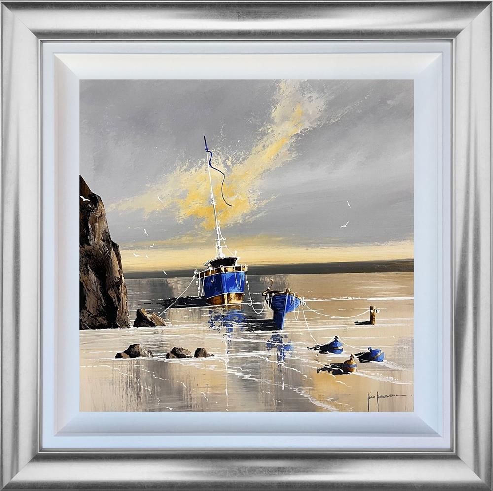 John Horsewell - 'Salt-Worn Hulls' - Framed Original Artwork