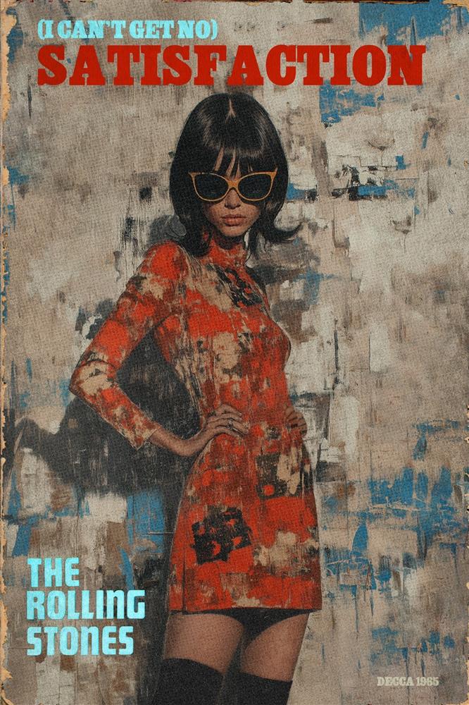 Linda Charles - 'Satisfaction' - Framed Original Artwork