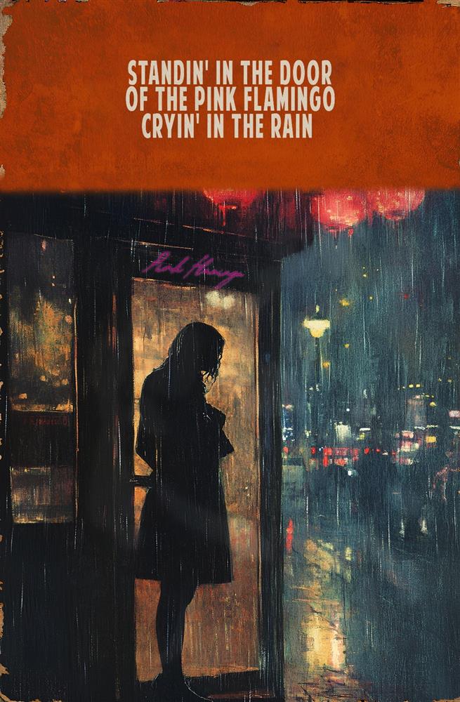 Linda Charles - 'Say Hello Wave Goodbye - ReMastered' - Framed Original Artwork