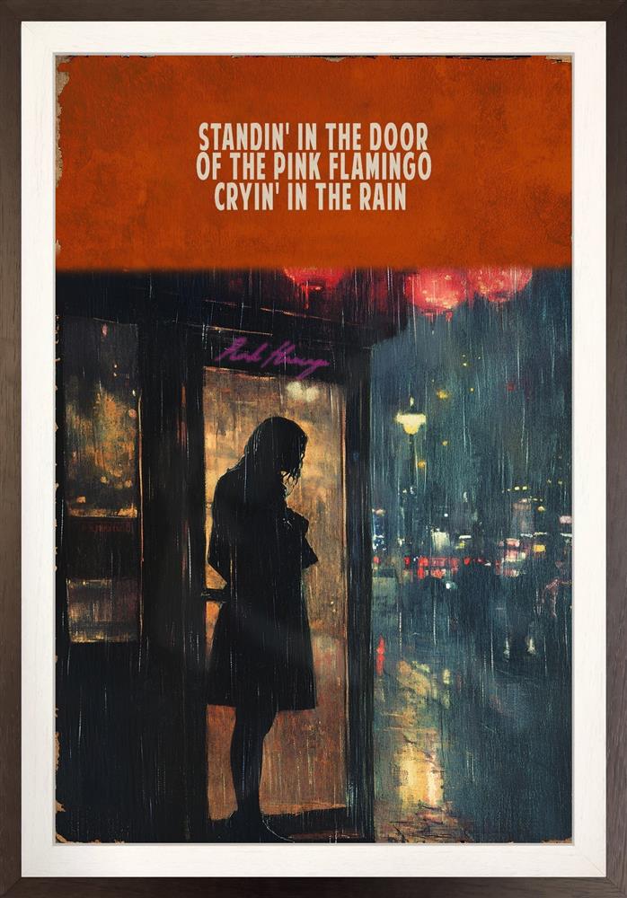 Linda Charles - 'Say Hello Wave Goodbye - ReMastered' - Framed Original Artwork