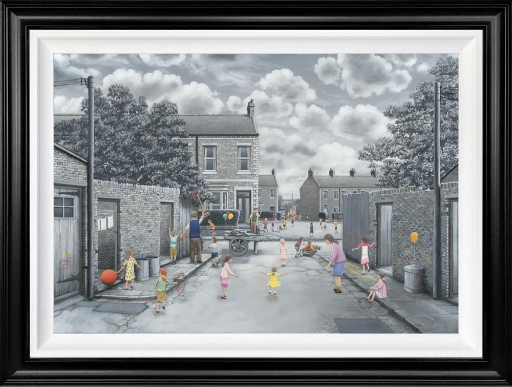 Leigh Lambert - 'School's Out For Summer' - Canvas Deluxe  - Framed Limited Edition Artist Proof