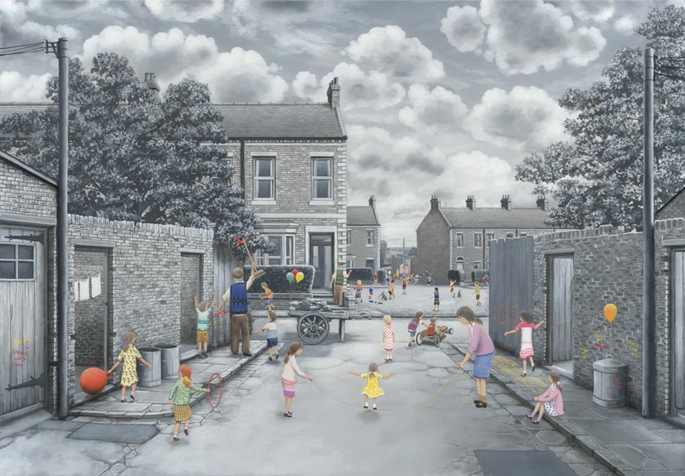Leigh Lambert - 'School's Out For Summer' - Canvas Deluxe  - Framed Limited Edition