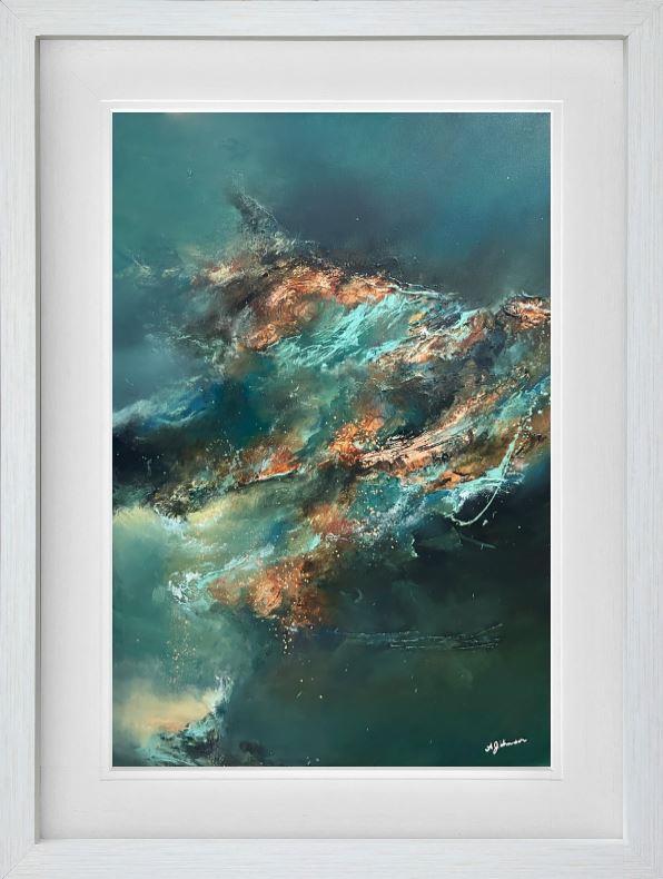 Alison Johnson - 'Sea Garden I' - Framed Original Artwork