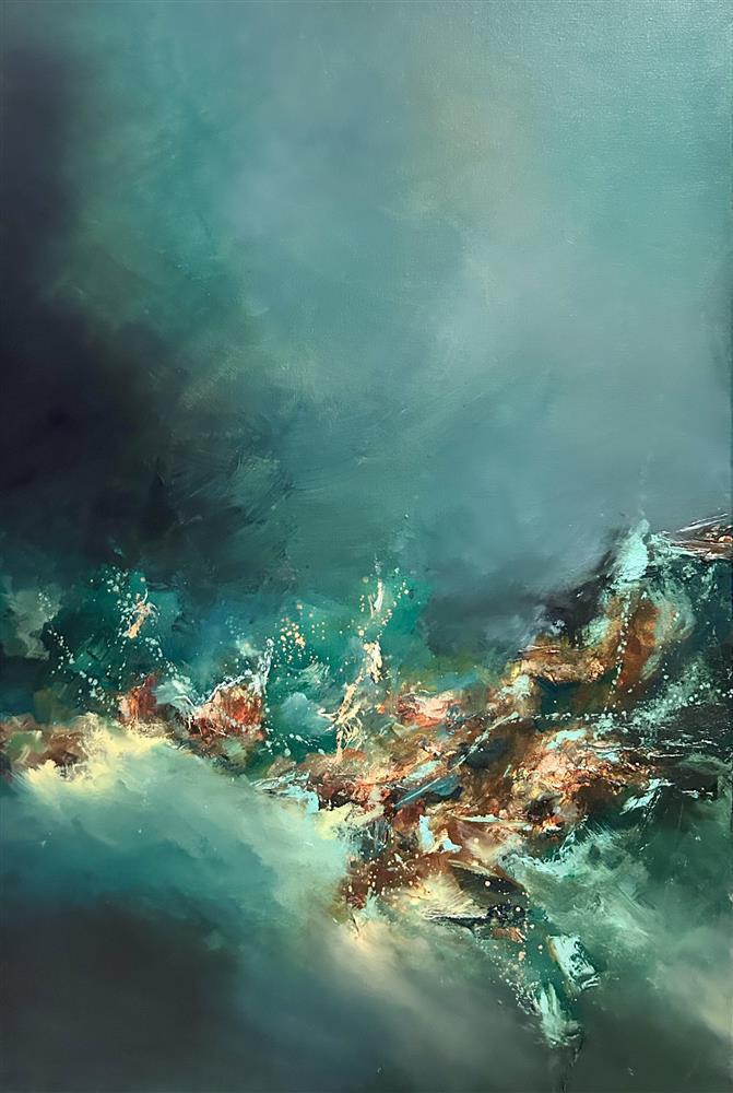 Alison Johnson - 'Sea Garden II' - Framed Original Artwork