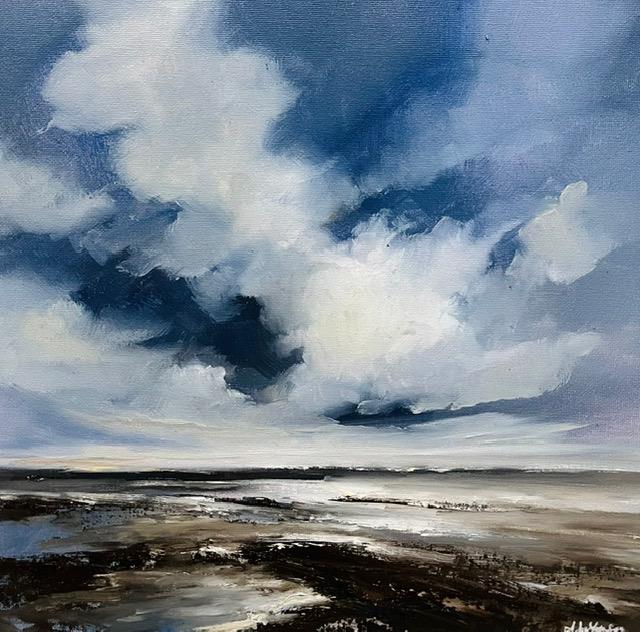 Alison Johnson - 'Sea Of Still Dreams' - Framed Original Artwork