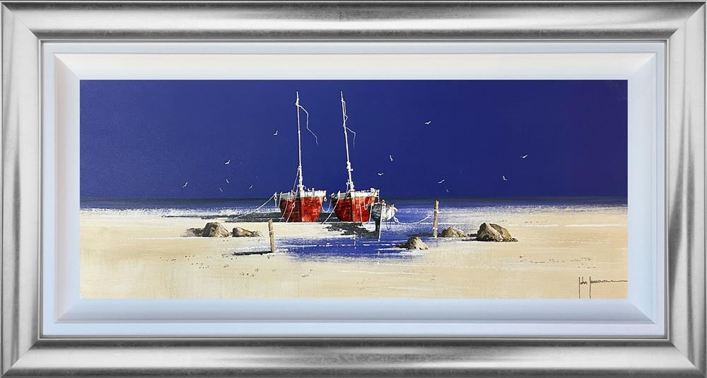 John Horsewell - 'Seabirds And Still Waters' - Framed Original Artwork