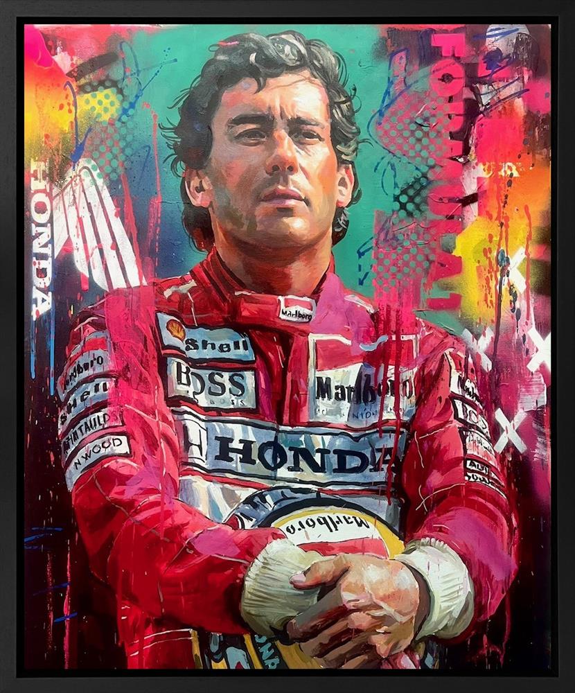 Zinsky - 'Senna' - Framed Original Artwork