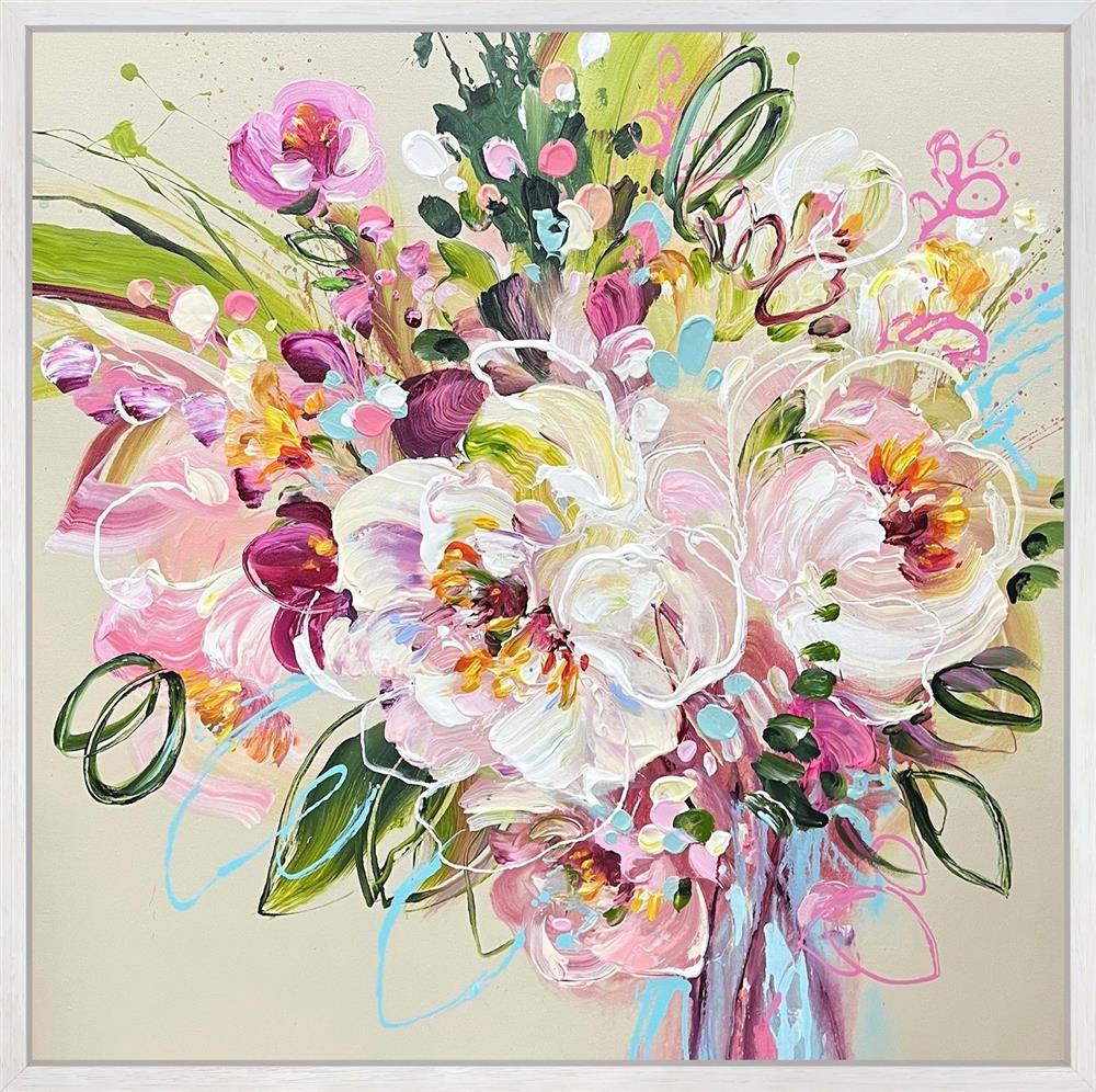 Anna Cher - 'Serenade In Bloom' - Framed Original Artwork