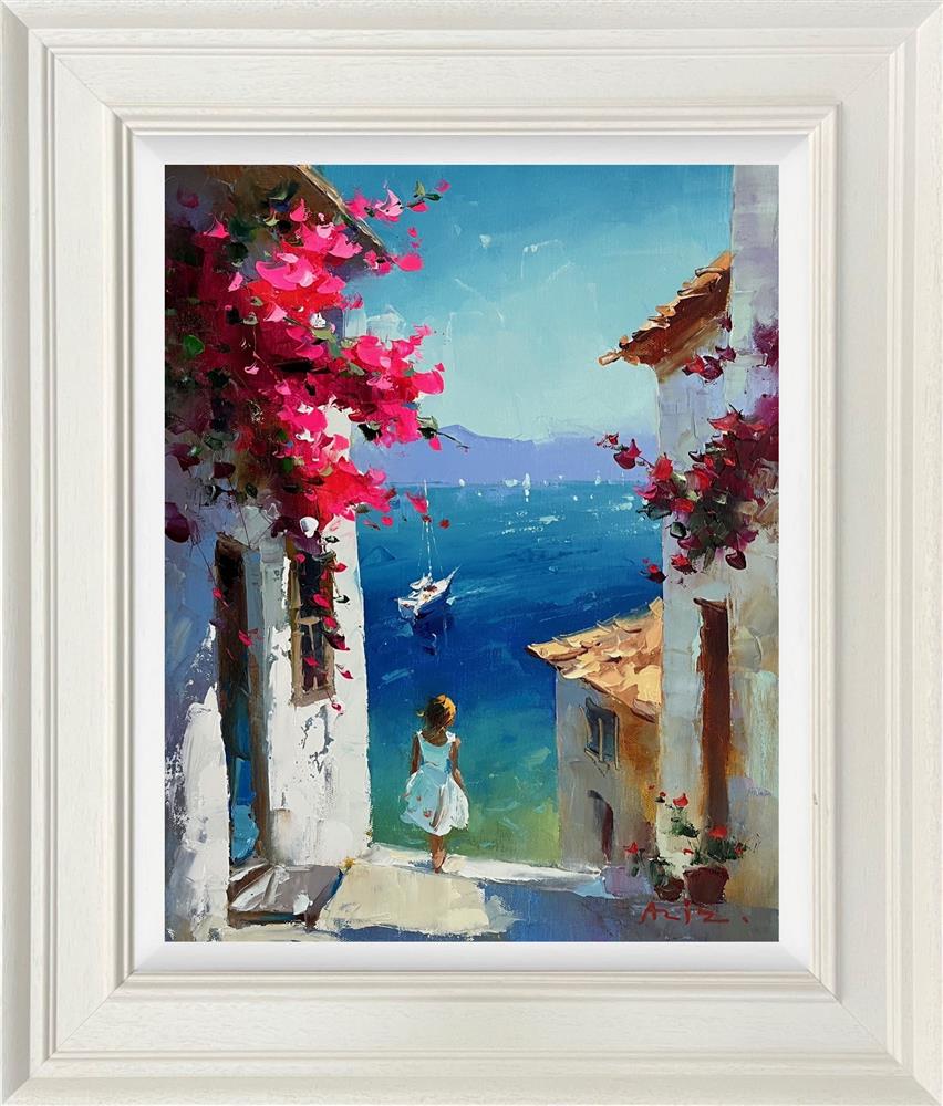 Aziz - 'Serenade Of The Sailboats' - Framed Original Artwork