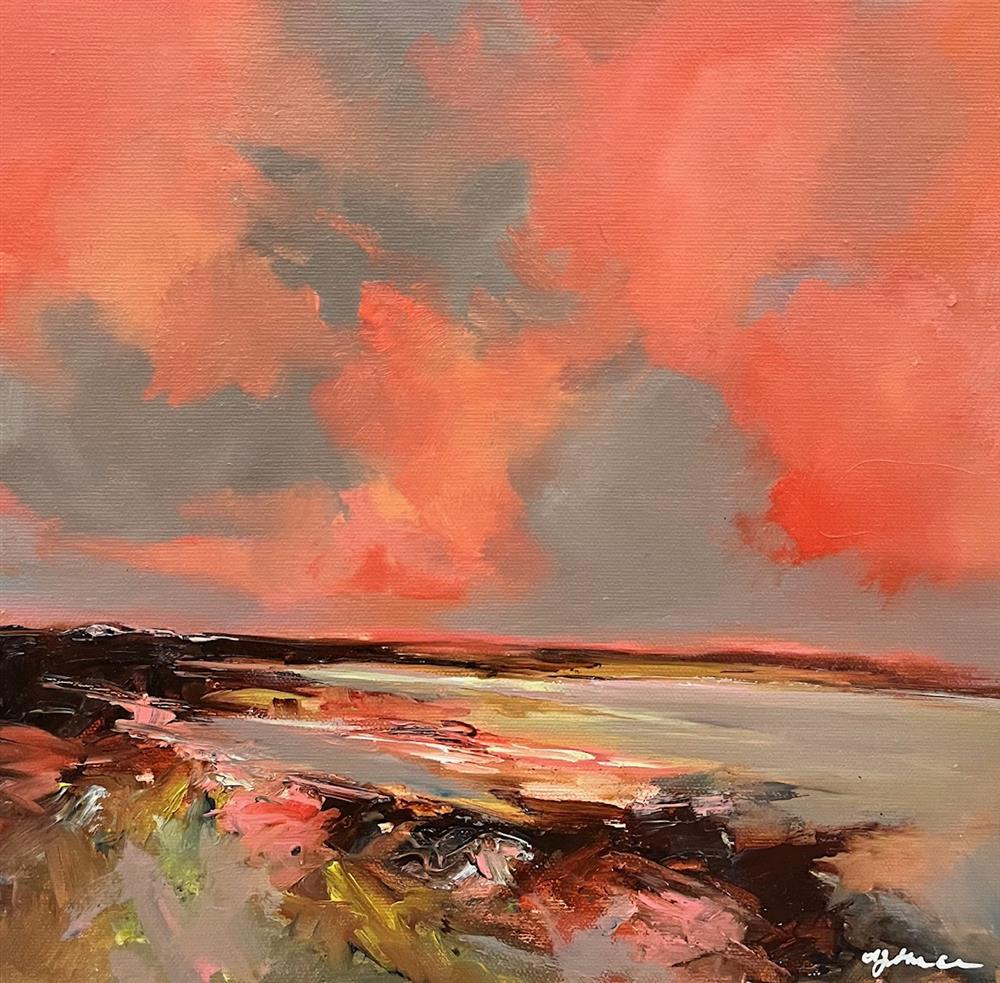 Alison Johnson - 'Serenade Of Waves' - Framed Original Artwork