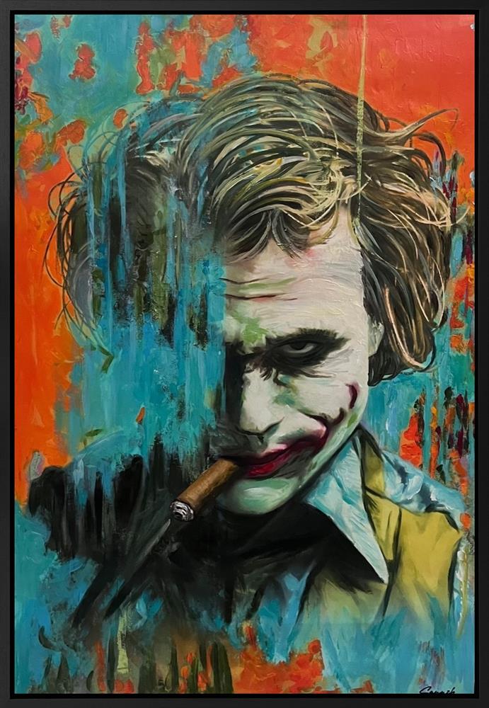 Sannib - 'Serious Cigar' - Framed Original Art