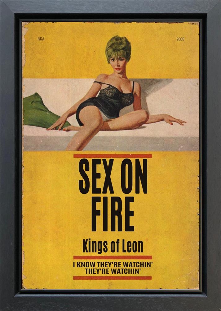Linda Charles - 'Sex On Fire' - Framed Original Artwork