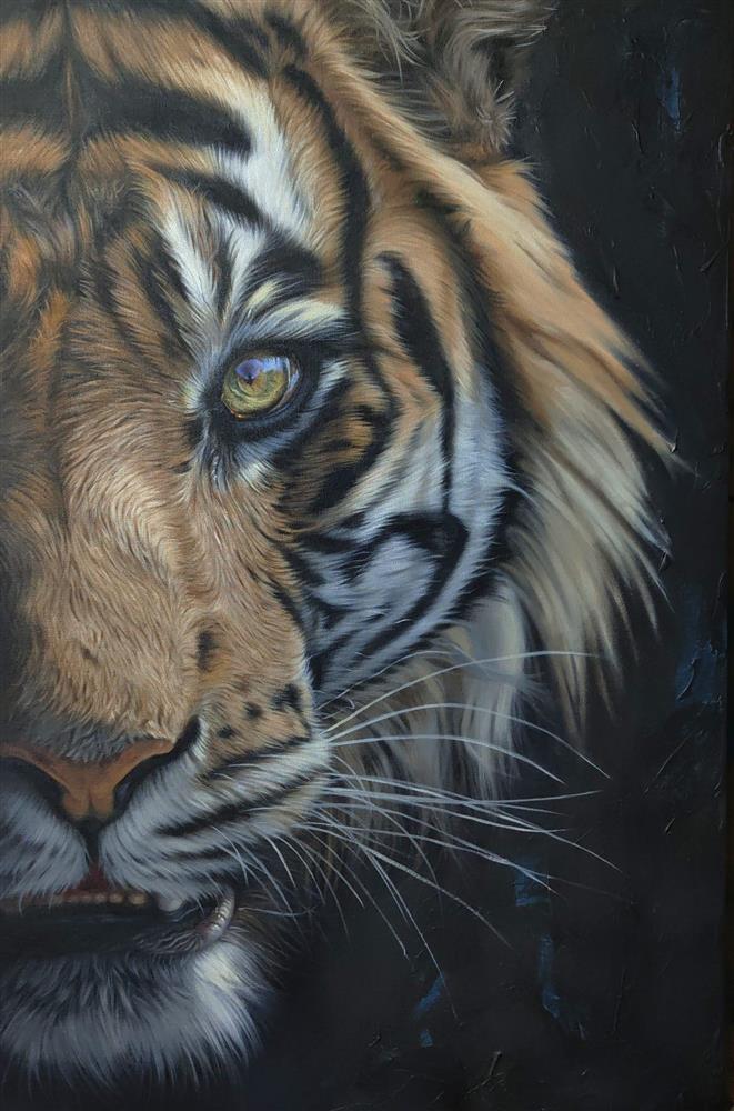 Owain George - 'Shadow Hunter' - Framed Original Artwork