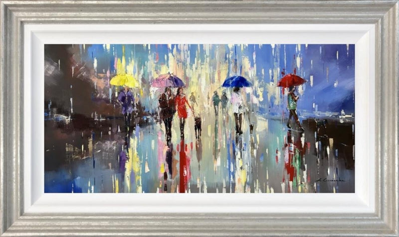 Ewa Czarniecka - 'Shadows And Rainfall' - Framed Original Art