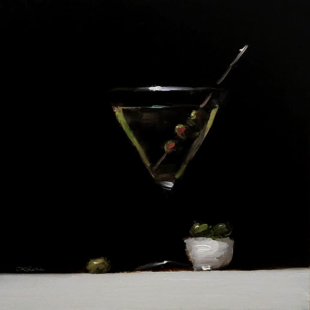 Neil Carroll - 'Shaken Not Stirred' - Framed Original Artwork