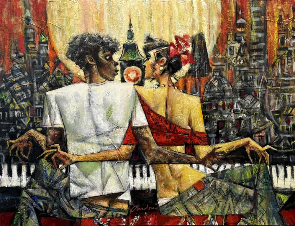 Andrei Protsouk - 'Shakespear's Tune' - Framed Original Artwork