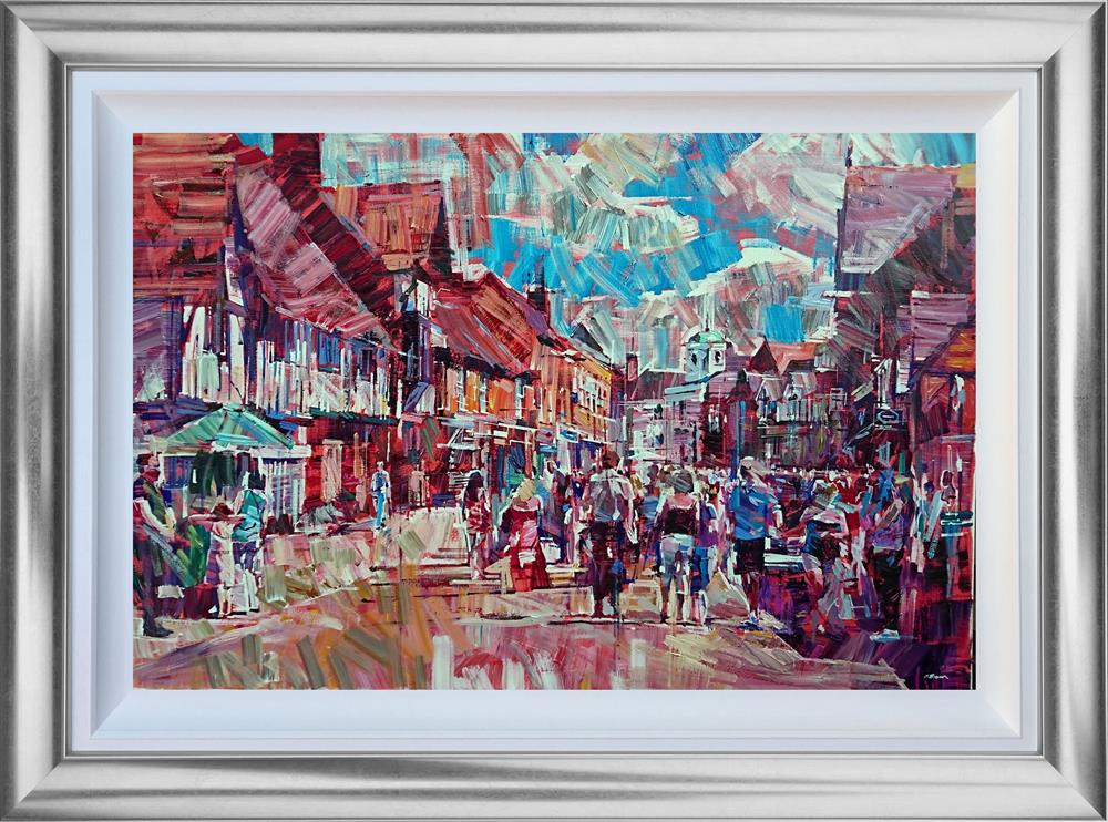 Colin Brown - 'Shakespear's Street' - Framed Original Art