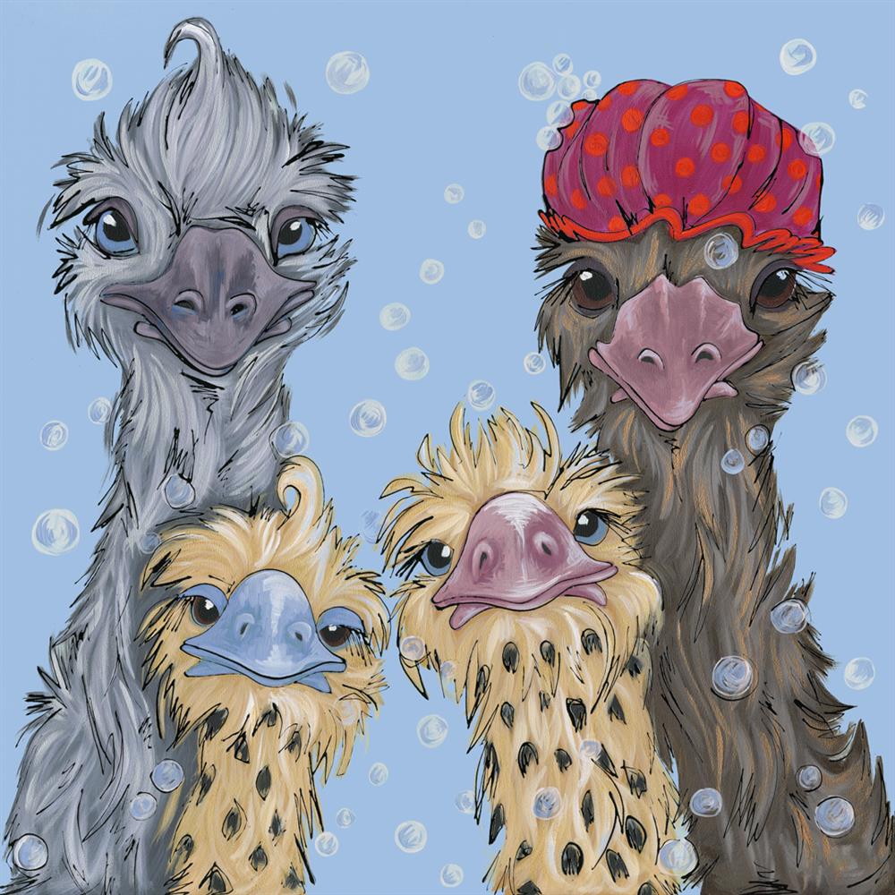 Amy Louise - 'Shampoo Shenanigans' - Framed Limited Edition