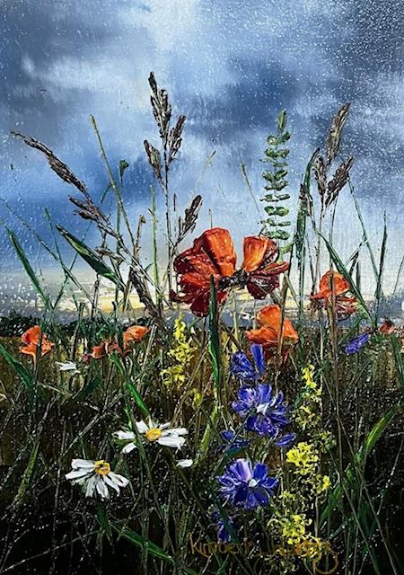 Kimberley Harris - 'Shape Of Distance' - Framed Original Artwork