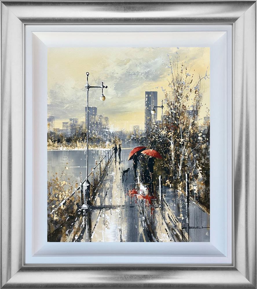 John Horsewell - 'Sheltered Strides' - Framed Original Artwork