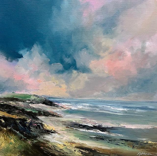 Alison Johnson - 'Shimmering Solitude' - Framed Original Artwork